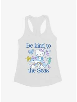 Best Sale 😉 Hello Kitty Be Kind To The Seas 👧 Girls Tank ✨ -Hello Kitty Sales Shop 18922598 hi