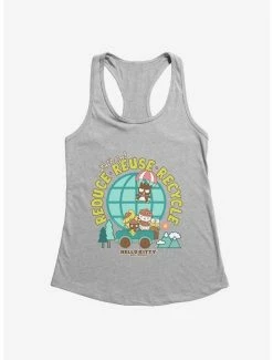 Flash Sale 🛒 Hello Kitty & Friends Earth Day Reduce, Reuse, Recycle 👧 Girls Tank ❤️
