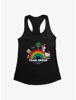 Budget 🎁 Hello Kitty & Friends Earth Day Team Green 👧 Girls Tank ⭐
