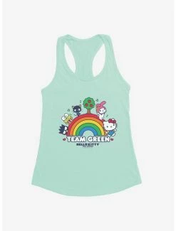 Budget 🎁 Hello Kitty & Friends Earth Day Team Green 👧 Girls Tank ⭐ -Hello Kitty Sales Shop 18922682 hi