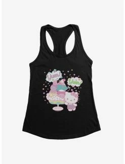 Cheap ⭐ Hello Kitty Kawaii Vacation Dessert Time 👧 Girls Tank ⌛ -Hello Kitty Sales Shop 18922752 hi