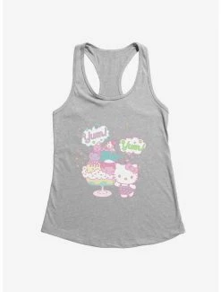 Cheap ⭐ Hello Kitty Kawaii Vacation Dessert Time 👧 Girls Tank ⌛
