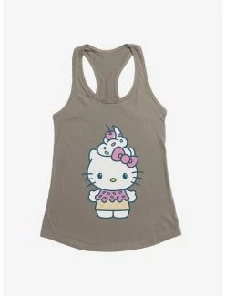 Cheap 🌟 Hello Kitty Kawaii Vacation Ice Cream Outfit 👧 Girls Tank 🛒 -Hello Kitty Sales Shop 18922878 hi