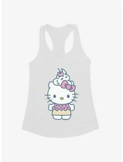 Cheap 🌟 Hello Kitty Kawaii Vacation Ice Cream Outfit 👧 Girls Tank 🛒