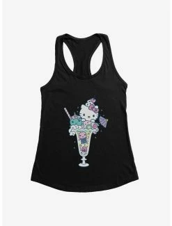 Coupon 😉 Hello Kitty Kawaii Vacation Milkshake Dreams 👧 Girls Tank ⭐ -Hello Kitty Sales Shop 18922927 hi