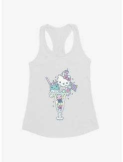 Coupon 😉 Hello Kitty Kawaii Vacation Milkshake Dreams 👧 Girls Tank ⭐ -Hello Kitty Sales Shop 18922955 hi