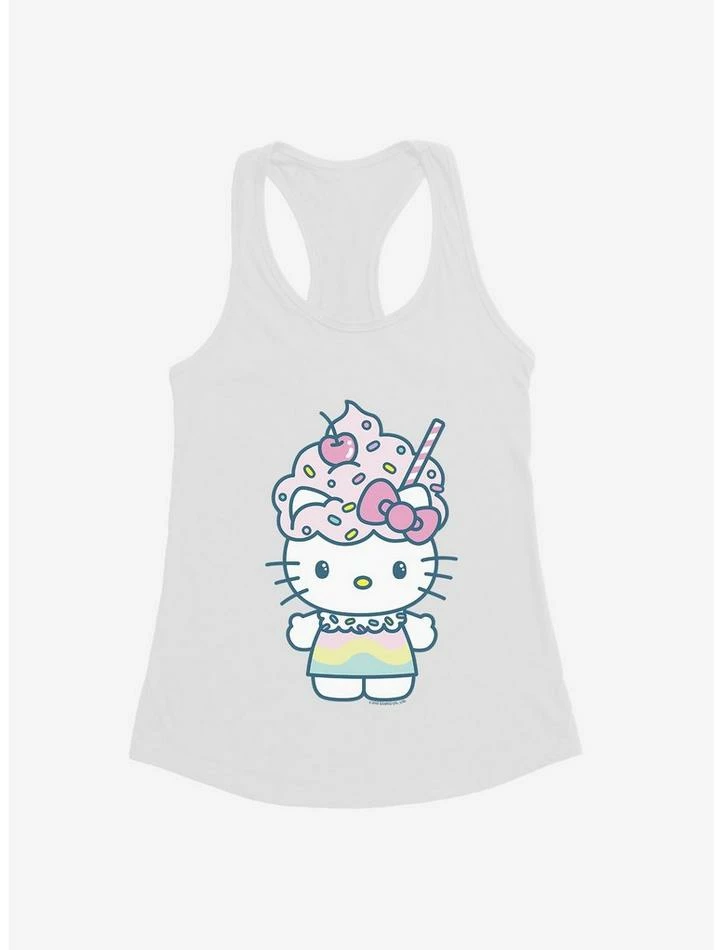 Coupon 🎁 Hello Kitty Kawaii Vacation Milkshake Outfit 👧 Girls Tank 🔔 4 Coupon 🎁 Hello Kitty Kawaii Vacation Milkshake Outfit 👧 Girls Tank 🔔 - Image 4