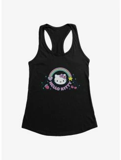 Buy 💯 Hello Kitty Kawaii Vacation Rainbow Logo 👧 Girls Tank 🔥 -Hello Kitty Sales Shop 18923172 hi