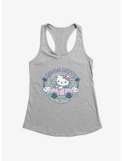 Discount 🎁 Hello Kitty Kawaii Vacation Retro Getaway Icon 👧 Girls Tank 🤩 -Hello Kitty Sales Shop 18923249 hi