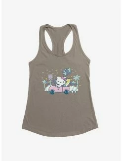 Top 10 👏 Hello Kitty Kawaii Vacation Retro Let's Go 👧 Girls Tank 🎁 -Hello Kitty Sales Shop 18923298 hi