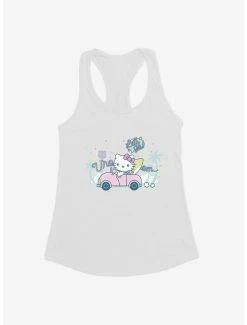 Top 10 👏 Hello Kitty Kawaii Vacation Retro Let's Go 👧 Girls Tank 🎁 -Hello Kitty Sales Shop 18923305 hi