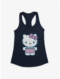New ⭐ Hello Kitty Kawaii Vacation Ruffles Outfit 👧 Girls Tank 👏