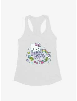 Coupon 😀 Hello Kitty Kawaii Vacation Sparkle Icon 👧 Girls Tank 🔥 -Hello Kitty Sales Shop 18923445 hi