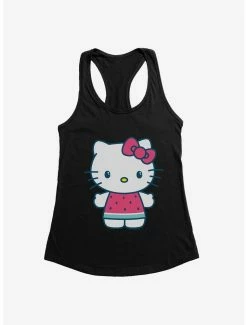 Best Pirce 🛒 Hello Kitty Kawaii Vacation Watermelon Outfit 👧 Girls Tank 🤩 -Hello Kitty Sales Shop 18923557 hi