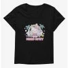 Hot Sale 😉 Hello Kitty Kawaii Vacation Bubble Dreams 👧 Girls T-Shirt Plus Size 🔔