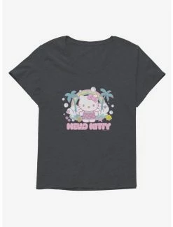 Hot Sale 😉 Hello Kitty Kawaii Vacation Bubble Dreams 👧 Girls T-Shirt Plus Size 🔔 -Hello Kitty Sales Shop 18923678 hi