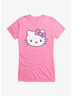 Hot Sale 🤩 Hello Kitty Kawaii Vacation Eye Sparkle 👧 Girls T-Shirt 🛒 -Hello Kitty Sales Shop 18923714 hi