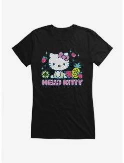 Top 10 🤩 Hello Kitty Kawaii Vacation Fruity Icon 👧 Girls T-Shirt 👏 -Hello Kitty Sales Shop 18923742 hi