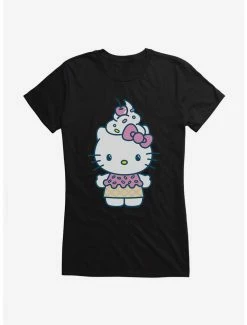 Hot Sale 🤩 Hello Kitty Kawaii Vacation Ice Cream Outfit 👧 Girls T-Shirt 🌟 -Hello Kitty Sales Shop 18923784 hi