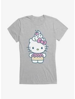 Hot Sale 🤩 Hello Kitty Kawaii Vacation Ice Cream Outfit 👧 Girls T-Shirt 🌟 -Hello Kitty Sales Shop 18923805 hi