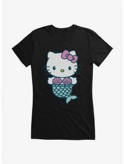 Hot Sale 😍 Hello Kitty Kawaii Vacation Mermaid Outfit 👧 Girls T-Shirt 🥰 -Hello Kitty Sales Shop 18923826 hi