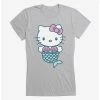 Hot Sale 😍 Hello Kitty Kawaii Vacation Mermaid Outfit 👧 Girls T-Shirt 🥰