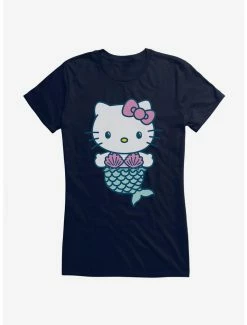 Hot Sale 😍 Hello Kitty Kawaii Vacation Mermaid Outfit 👧 Girls T-Shirt 🥰 -Hello Kitty Sales Shop 18923854 hi