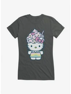 Best deal ⌛ Hello Kitty Kawaii Vacation Milkshake Outfit 👧 Girls T-Shirt ✨ -Hello Kitty Sales Shop 18923917 hi