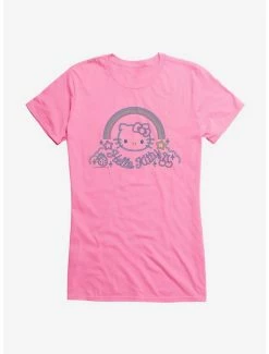 Flash Sale 🎉 Hello Kitty Kawaii Vacation Neon Dreams 👧 Girls T-Shirt 🛒 -Hello Kitty Sales Shop 18924008 hi