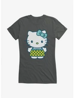 New 👍 Hello Kitty Kawaii Vacation Pineapple Outfit 👧 Girls T-Shirt 🤩 -Hello Kitty Sales Shop 18924043 hi