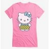 New 👍 Hello Kitty Kawaii Vacation Pineapple Outfit 👧 Girls T-Shirt 🤩