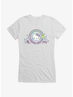 Brand new ✨ Hello Kitty Kawaii Vacation Rainbow Logo 👧 Girls T-Shirt 👏 -Hello Kitty Sales Shop 18924155 hi