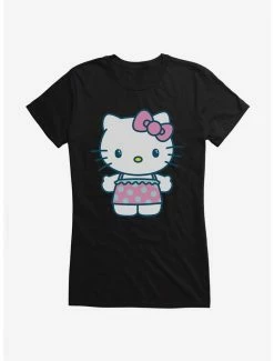 Budget 🤩 Hello Kitty Kawaii Vacation Ruffles Outfit 👧 Girls T-Shirt 🎉 -Hello Kitty Sales Shop 18924288 hi