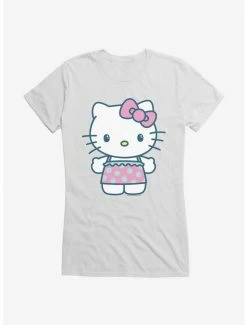 Budget 🤩 Hello Kitty Kawaii Vacation Ruffles Outfit 👧 Girls T-Shirt 🎉 -Hello Kitty Sales Shop 18924323 hi