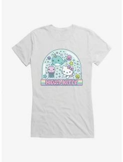 Best Sale 😉 Hello Kitty Kawaii Vacation Snow Globe 👧 Girls T-Shirt 🎉 -Hello Kitty Sales Shop 18924407 hi