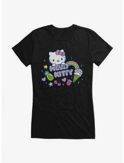 Cheap 😀 Hello Kitty Kawaii Vacation Sparkle Icon 👧 Girls T-Shirt 😀 -Hello Kitty Sales Shop 18924414 hi