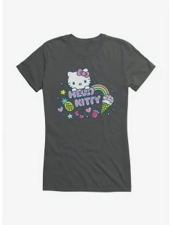 Cheap 😀 Hello Kitty Kawaii Vacation Sparkle Icon 👧 Girls T-Shirt 😀 -Hello Kitty Sales Shop 18924421 hi