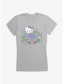 Cheap 😀 Hello Kitty Kawaii Vacation Sparkle Icon 👧 Girls T-Shirt 😀