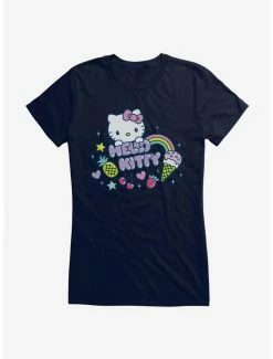 Cheap 😀 Hello Kitty Kawaii Vacation Sparkle Icon 👧 Girls T-Shirt 😀 -Hello Kitty Sales Shop 18924442 hi
