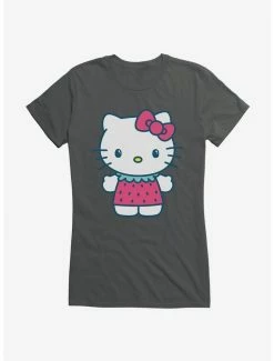 Best deal 🤩 Hello Kitty Kawaii Vacation Strawberry Outfit 👧 Girls T-Shirt ✔️ -Hello Kitty Sales Shop 18924463 hi