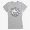 Cheap 💯 Hello Kitty Kawaii Vacation Watermelon Icon 👧 Girls T-Shirt 💯
