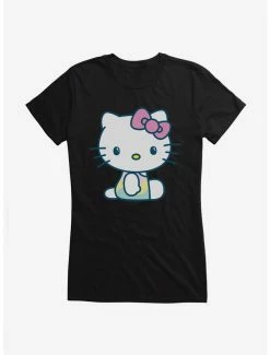 Hot Sale ⌛ Hello Kitty Kawaii Vacation Waves Swim Outfit 👧 Girls T-Shirt 👏 -Hello Kitty Sales Shop 18924624 hi