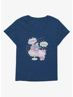 Wholesale 🎉 Hello Kitty Kawaii Vacation Dessert Time 👧 Girls T-Shirt Plus Size ⭐ -Hello Kitty Sales Shop 18924723 hi