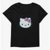 Best Pirce 😀 Hello Kitty Kawaii Vacation Eye Sparkle 👧 Girls T-Shirt Plus Size 🤩