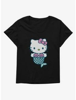 Promo ⭐ Hello Kitty Kawaii Vacation Mermaid Outfit 👧 Girls T-Shirt Plus Size 🌟 -Hello Kitty Sales Shop 18924849 hi