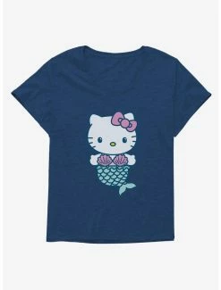 Promo ⭐ Hello Kitty Kawaii Vacation Mermaid Outfit 👧 Girls T-Shirt Plus Size 🌟 -Hello Kitty Sales Shop 18924867 hi