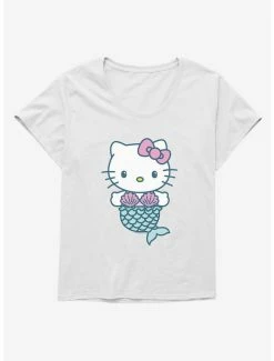 Promo ⭐ Hello Kitty Kawaii Vacation Mermaid Outfit 👧 Girls T-Shirt Plus Size 🌟 -Hello Kitty Sales Shop 18924876 hi