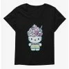 Promo 👏 Hello Kitty Kawaii Vacation Milkshake Outfit 👧 Girls T-Shirt Plus Size 🎁