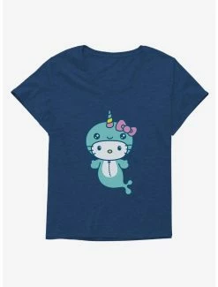 Buy 🛒 Hello Kitty Kawaii Vacation Narwhal Outfit 👧 Girls T-Shirt Plus Size 😉 -Hello Kitty Sales Shop 18924975 hi