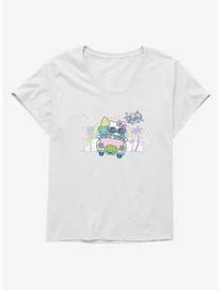 Wholesale 🎉 Hello Kitty Kawaii Vacation Retro Fun Night Out 👧 Girls T-Shirt Plus Size 🧨 -Hello Kitty Sales Shop 18925200 hi
